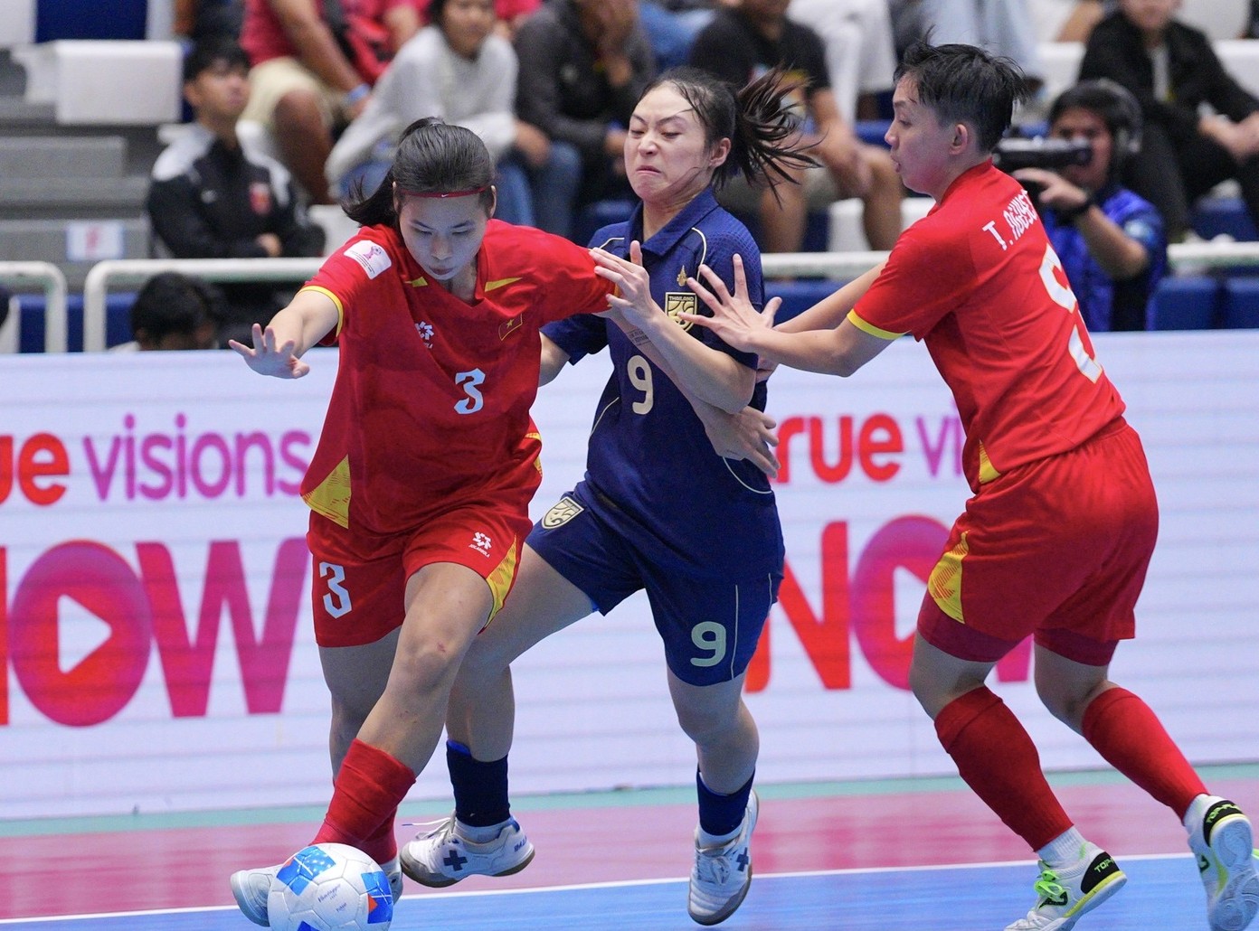 Thái Lan biến Việt Nam thành cựu vương ở futsal nữ Đông Nam Á 2026