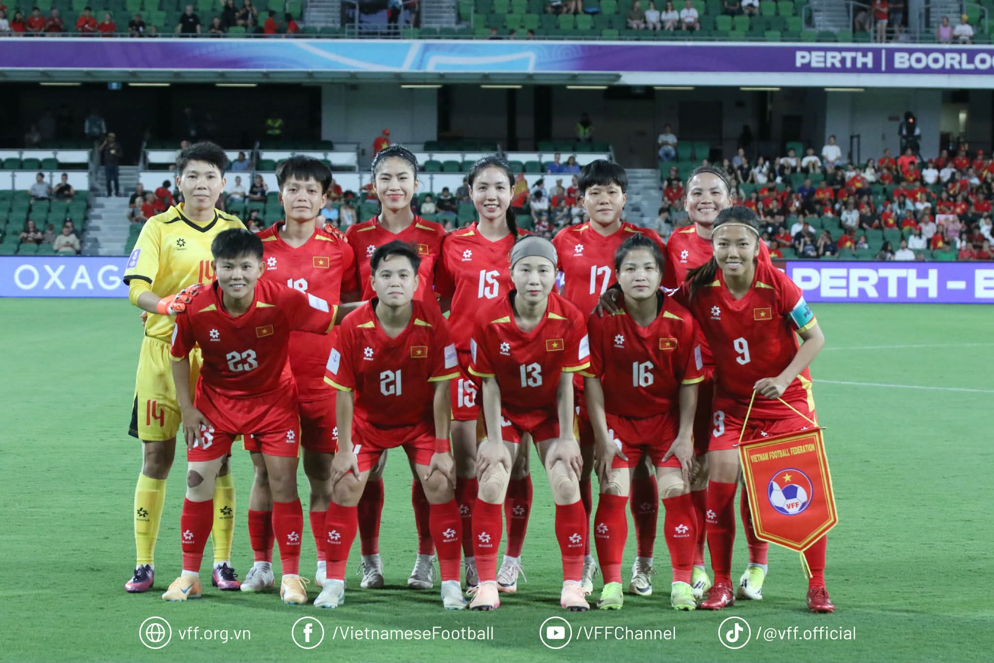 Đội hình ra sân nữ Việt Nam vs Đài Bắc Trung Hoa: Huỳnh Như dự bị