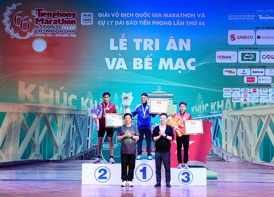 Sẽ kiểm tra doping VĐV gi&agrave;nh huy chương ở giải V&ocirc; địch quốc gia Marathon - B&aacute;o Tiền Phong 2026
