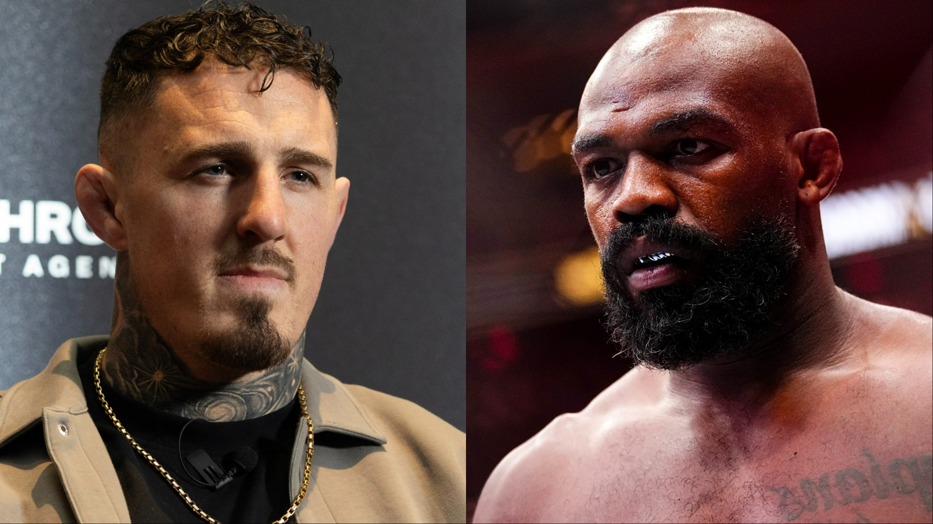 Gạt bỏ hiềm kh&iacute;ch c&aacute; nh&acirc;n, Tom Aspinall đứng về phe Jon Jones trong m&acirc;u thuẫn với Dana White
