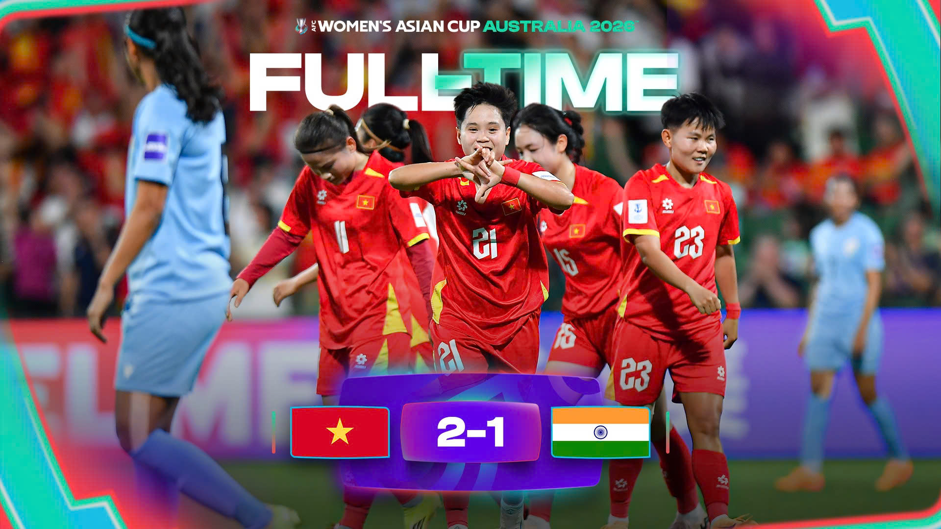 Ngân Thị Vạn Sự vào đề cử bàn thắng đẹp nhất vòng bảng Asian Cup nữ 2026