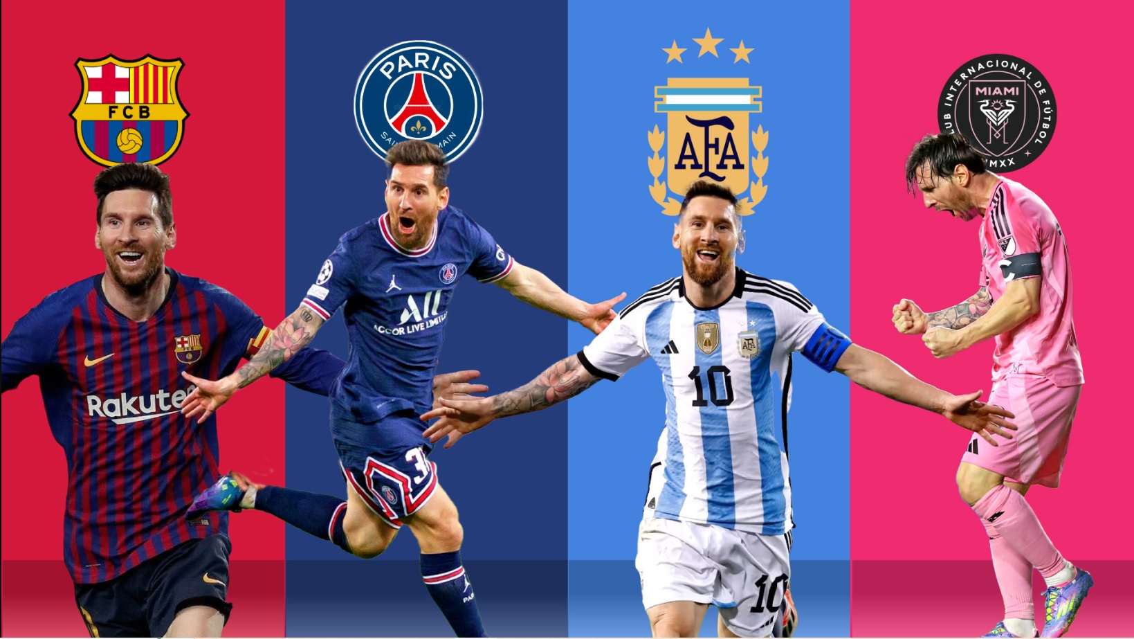 900 bàn thắng của Messi: Chi tiết từng bàn thắng cho các đội bóng và bộ phận cơ thể để ghi bàn