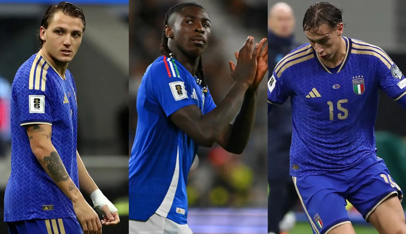Retegui, Esposito và Kean, ai sẽ đá chính trên hàng công Italia trong trận play-off?