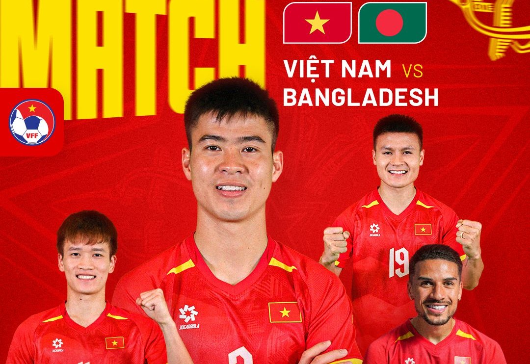 Link xem trực tiếp bóng đá Việt Nam vs Bangladesh ngày 26/3