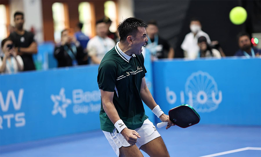 L&yacute; Ho&agrave;ng Nam rực s&aacute;ng, hạ hạt giống số 2 ng&agrave;y khai m&agrave;n PPA Tour Asia Hanoi Cup
