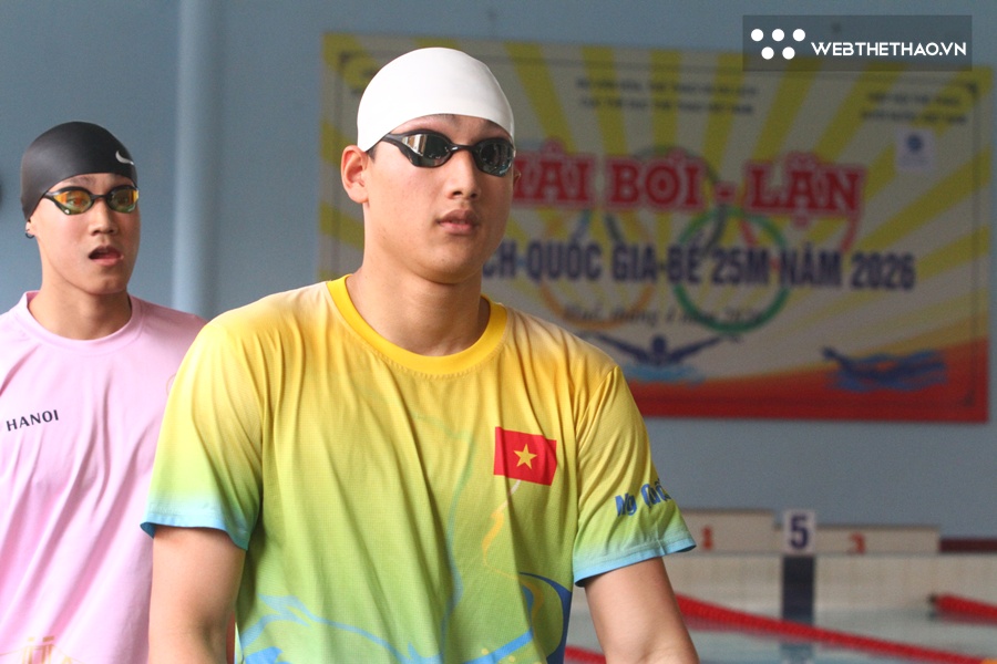 Kình ngư 18 tuổi Trần Văn Nguyễn Quốc đặt mục tiêu săn huy chương Olympic trẻ 2026