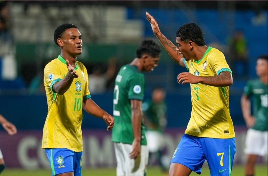 Kết quả giải U17 Nam Mỹ: Brazil mở màn bằng chiến thắng 5 sao