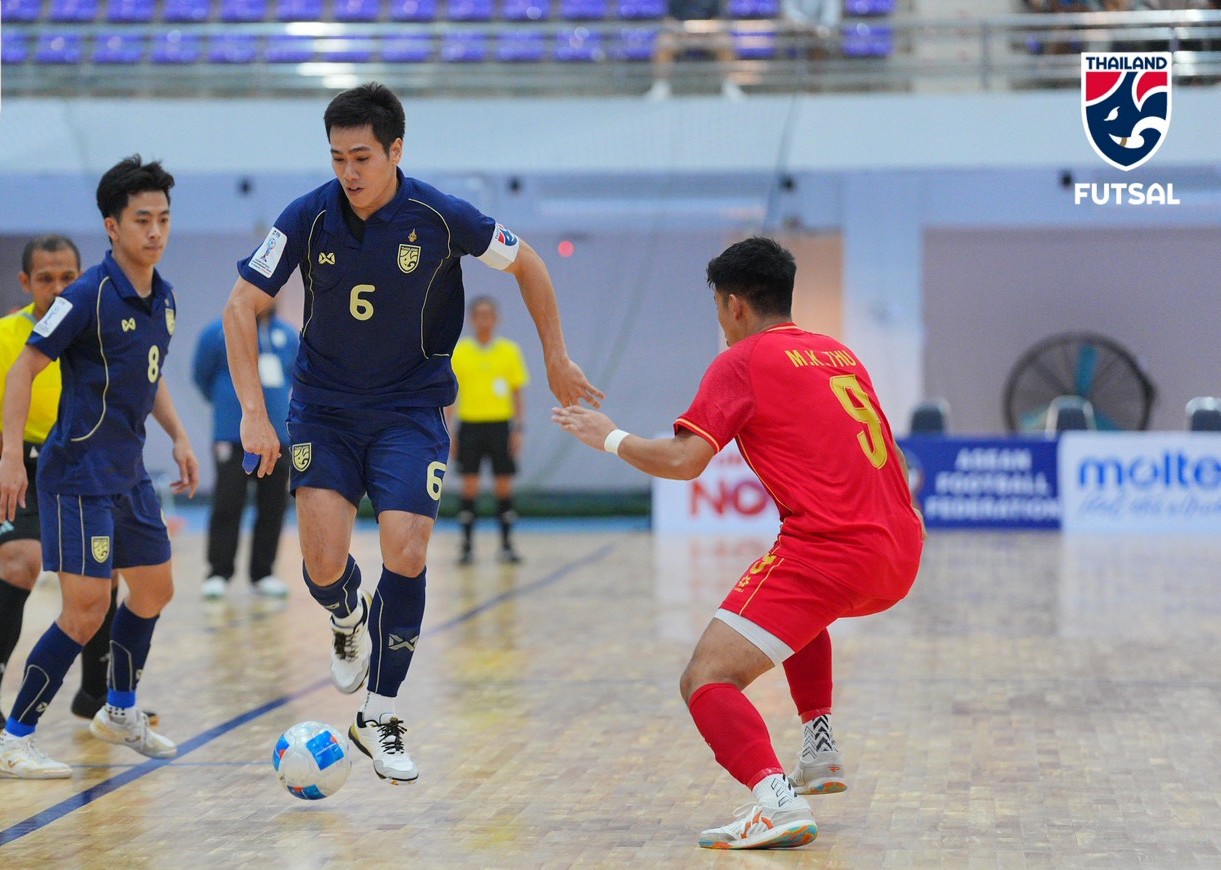 Thái Lan thắng nhẹ Myanmar, “kéo” Việt Nam vào bán kết sớm futsal Đông Nam Á 2026