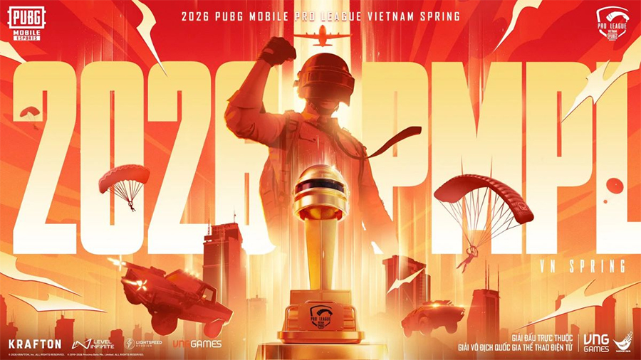 PMPL VN Spring 2026 khởi tranh: Hướng tới mục tiêu ASIAD 20 của đội tuyển PUBG Mobile Việt Nam