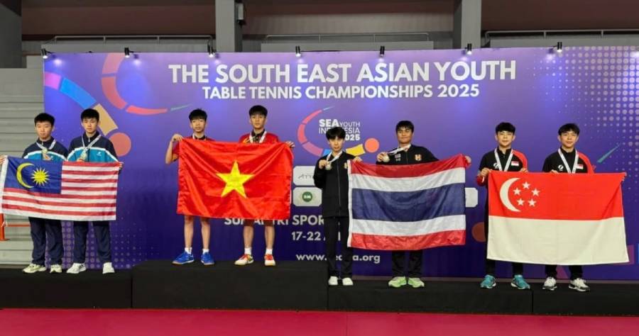Bóng bàn Việt Nam lên đường tham dự giải vô địch trẻ Đông Nam Á 2026
