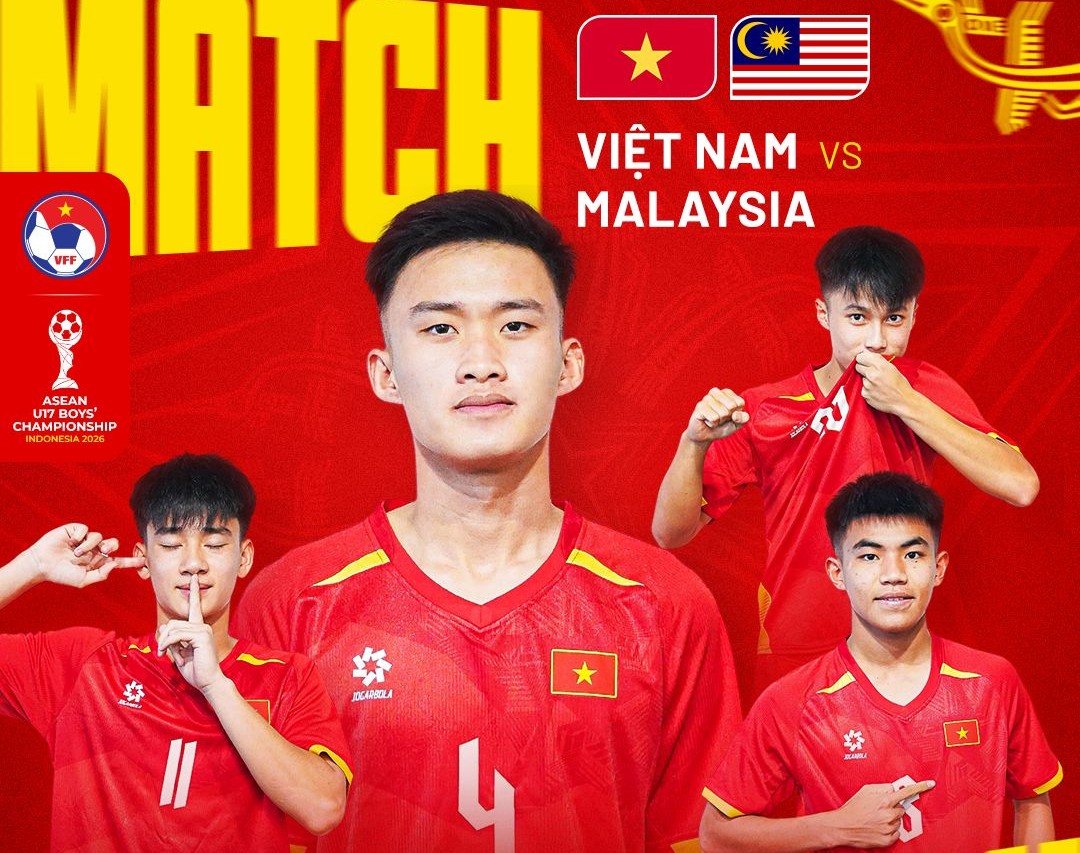 Link xem trực tiếp bóng đá U17 Việt Nam vs U17 Malaysia ngày 13/4