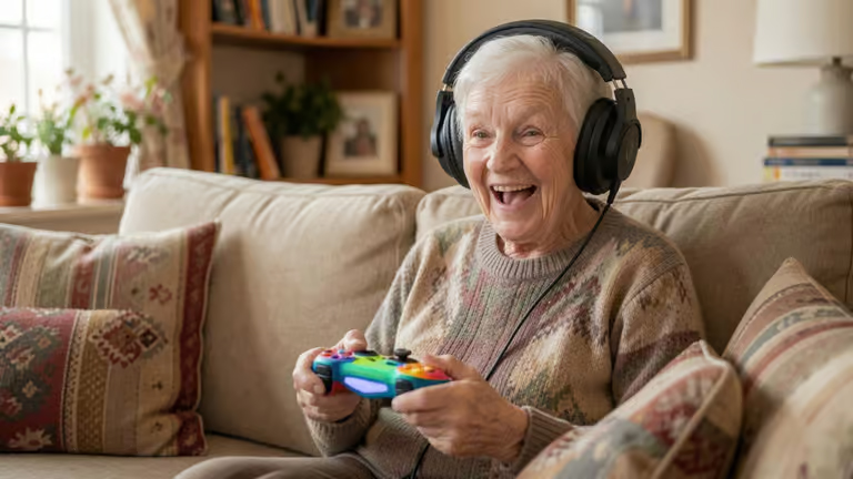 Cụ bà 91 tuổi mải chơi game, “bỏ qua” cả cảnh sát khi đang phá kỷ lục