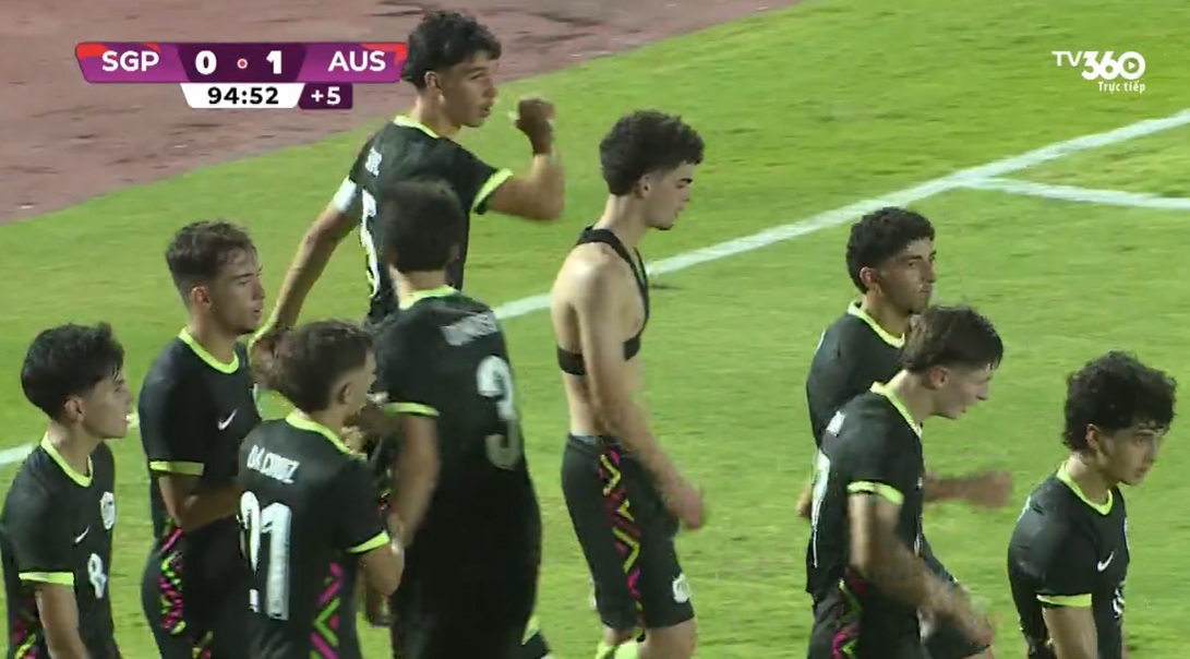 U17 Singapore suýt tạo địa chấn trước nhà ĐKVĐ Australia