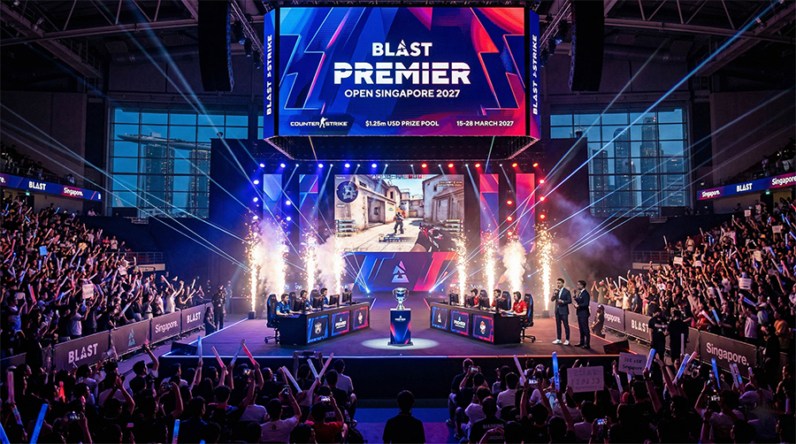 Singapore đăng cai BLAST Premier Open 2027, đưa Counter-Strike trở lại Đông Nam Á