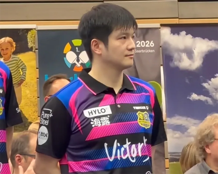 CLB bóng bàn Saarbrücken tri ân Fan Zhendong sau trận sân nhà cuối cùng