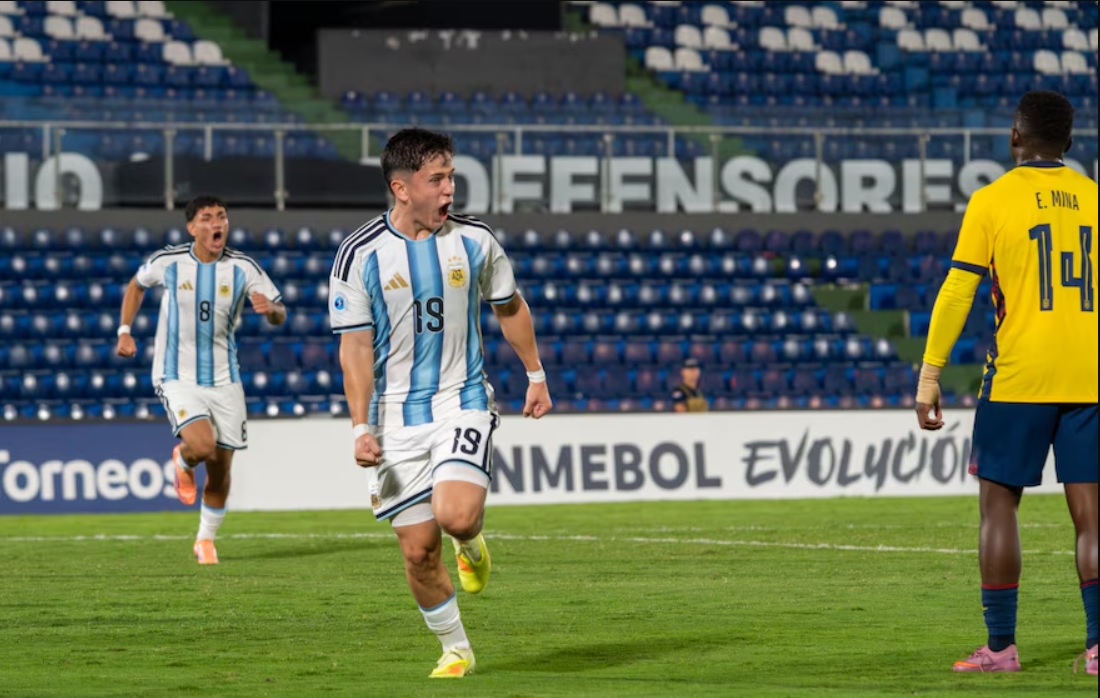 Argentina đánh bại Ecuador và giành quyền vào chung kết giải U17 Nam Mỹ