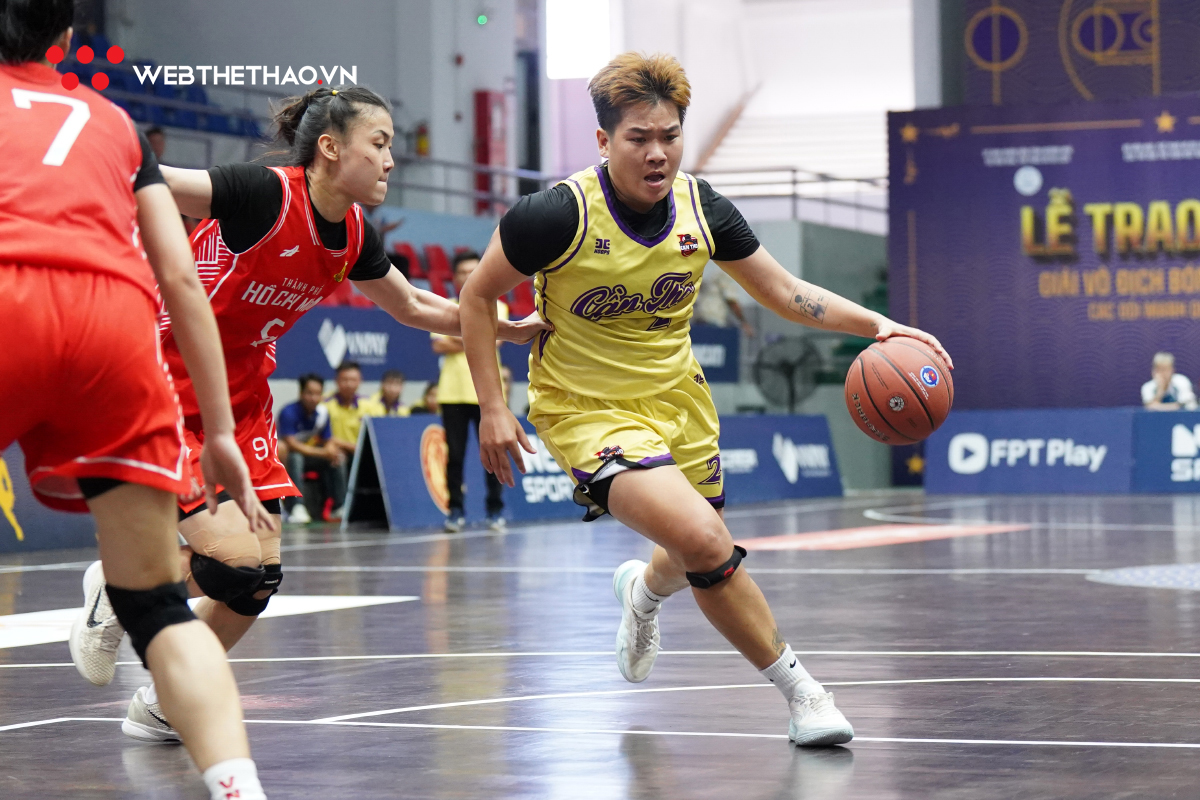 Giải b&oacute;ng rổ v&ocirc; địch quốc gia 2026: Nữ Cần Thơ hủy diệt TP.HCM 1, bảo vệ th&agrave;nh c&ocirc;ng tấm HCV