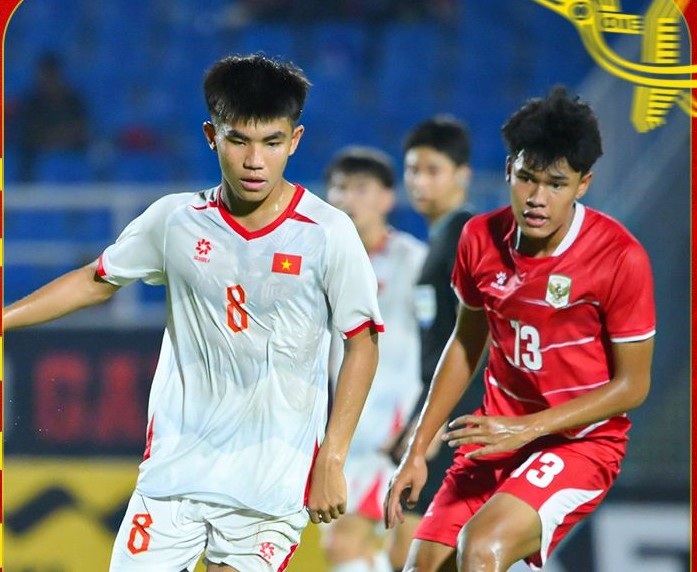 U17 Việt Nam loại Indonesia, vào bán kết với ngôi nhất bảng
