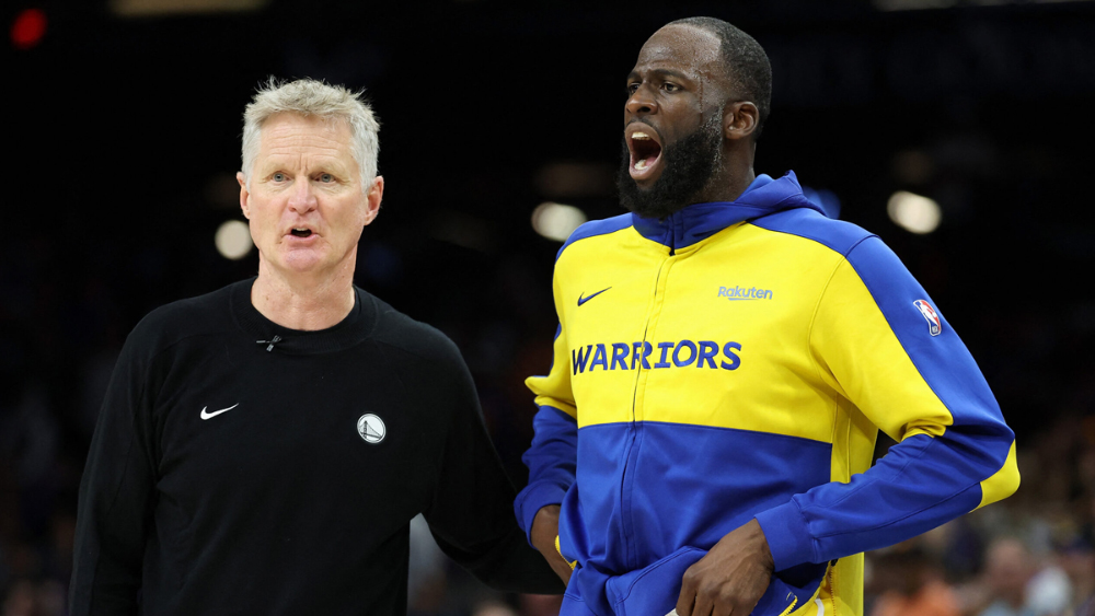 Cười đùa sau chiến thắng kịch tính, HLV Steve Kerr cảm ơn Adam Silver vì đã tạo ra Vòng Play-In