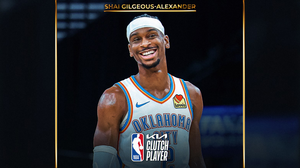 Bùng nổ ở những khoảnh khắc định đoạt, Shai Gilgeous-Alexander ẵm giải Clutch Player of the Year