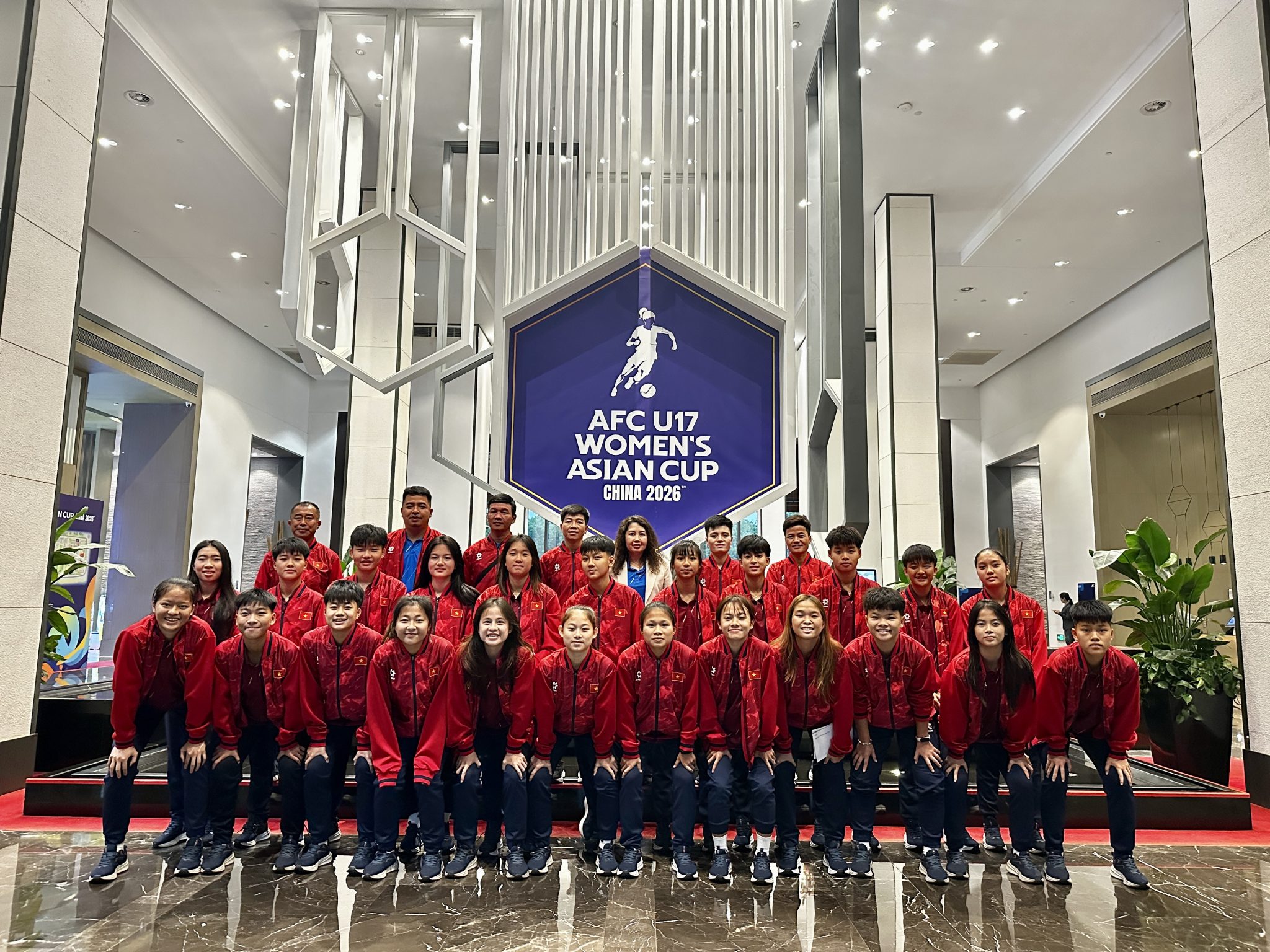 U17 nữ Việt Nam đặt chân tới Trung Quốc, sẵn sàng săn vé World Cup