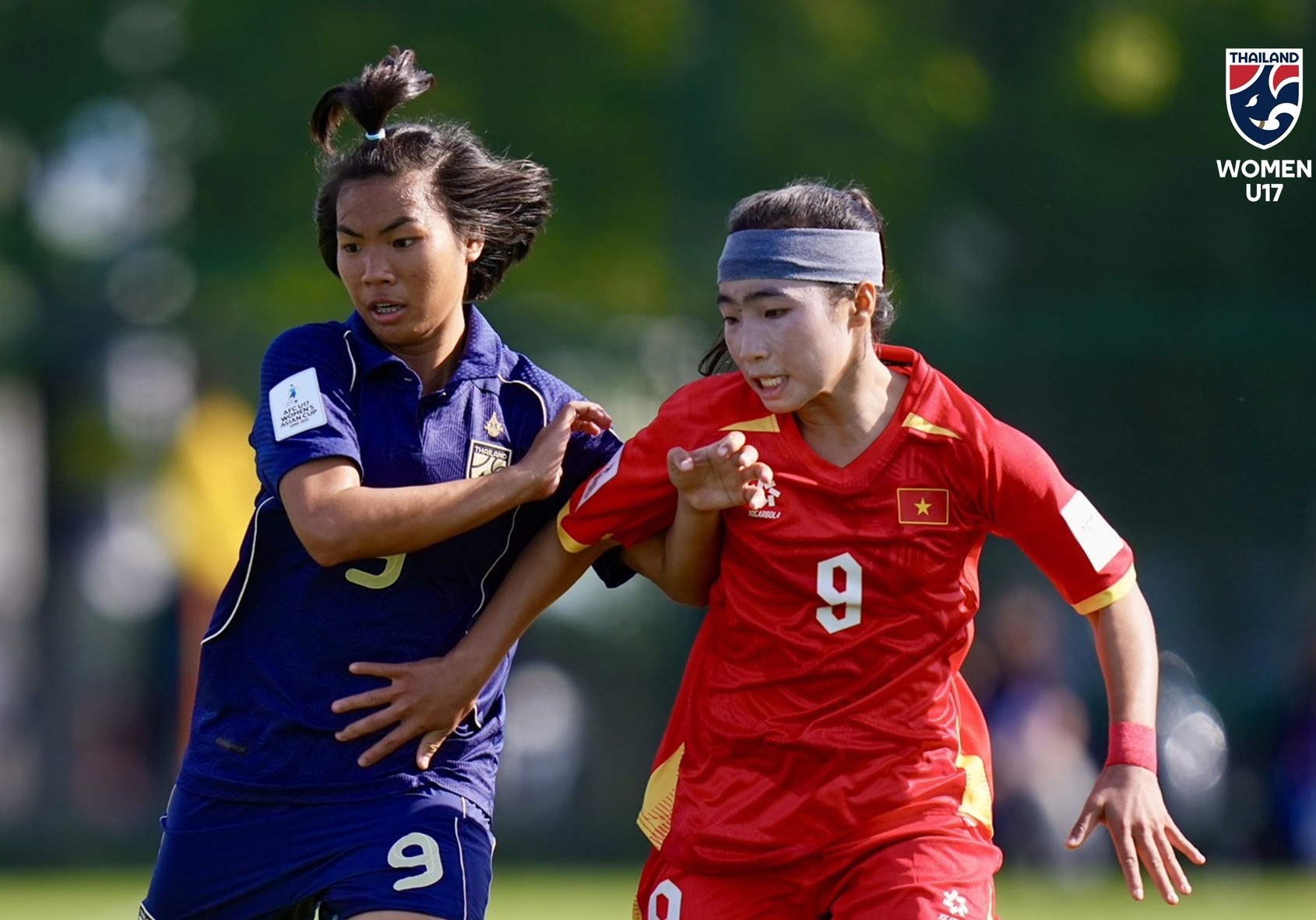 U17 nữ Việt Nam giật lại 1 điểm phút bù giờ trước Thái Lan