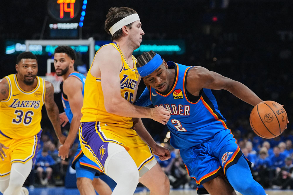 Mất nhịp điệu sau 8 ngày nghỉ, SGA suýt báo hại OKC Thunder trước Los Angeles Lakers Mất nhịp điệu sau 8 ngày nghỉ, SGA suýt báo hại OKC Thunder trước Los Angeles Lakers