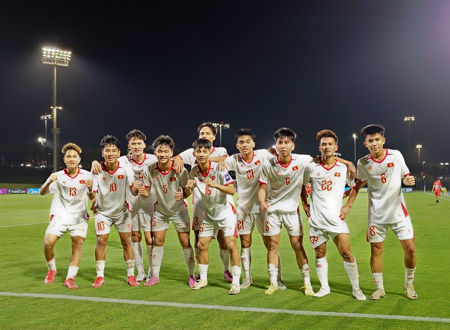 U17 Việt Nam hạ Yemen, tạm dẫn đầu bảng C VCK U17 châu Á 2026