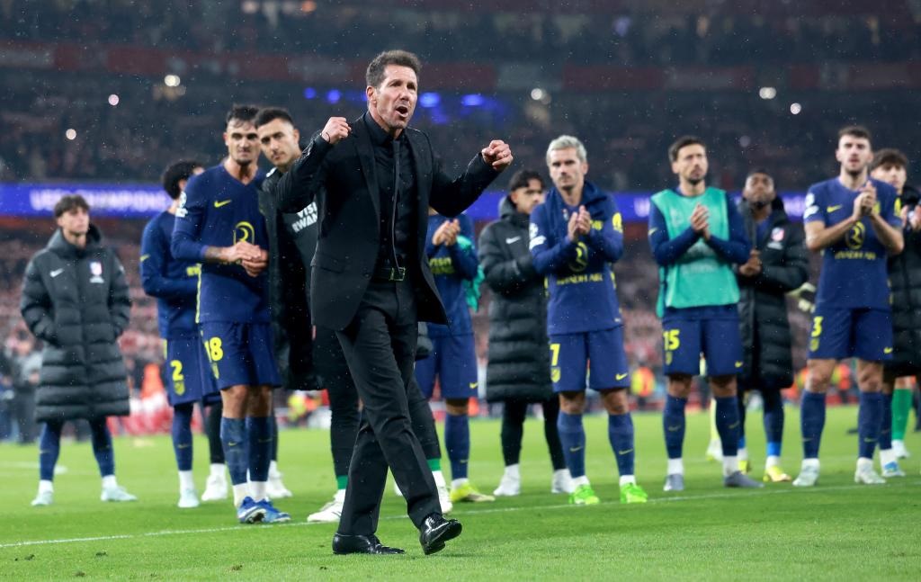 Nhờ Simeone, Atletico kiếm gần 1 tỷ euro từ Champions League