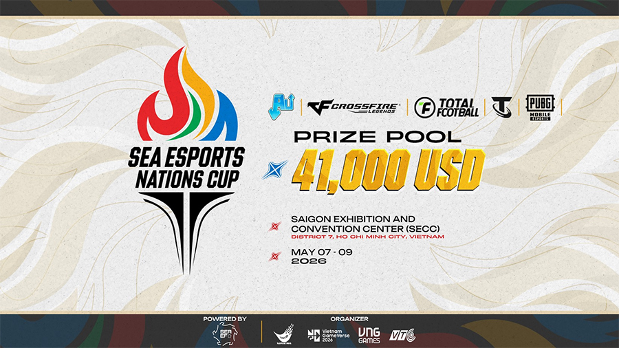 SEA Esports Nations Cup 2026 và bước chuyển mình của Thể thao điện tử Việt Nam trên bản đồ quốc tế SEA Esports Nations Cup 2026 và bước chuyển mình của Thể thao điện tử Việt Nam trên bản đồ quốc tế
