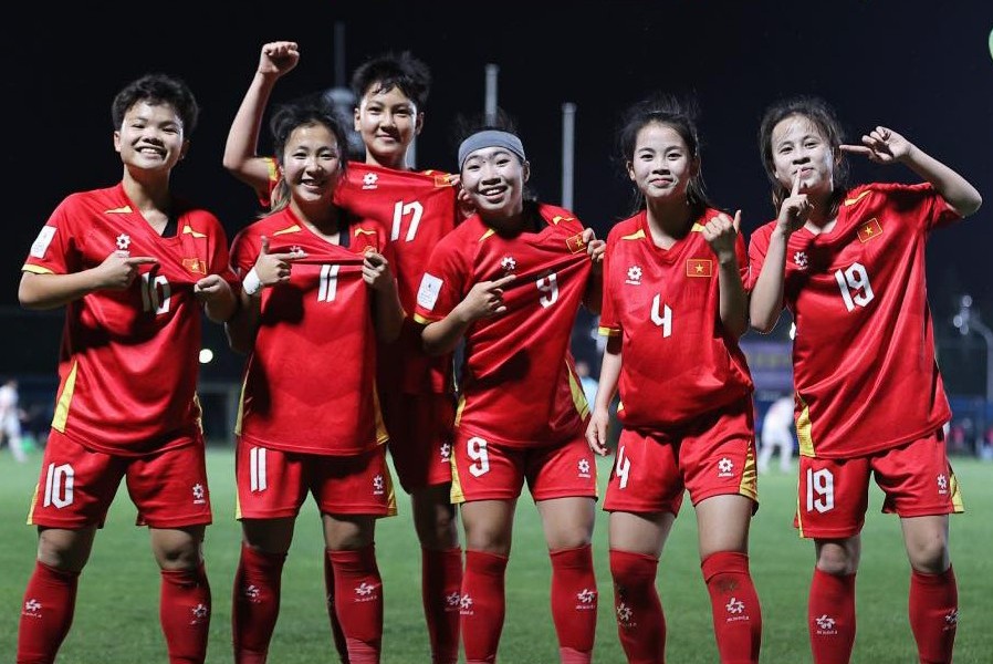 U17 nữ Việt Nam nhận thưởng 500 triệu đồng sau kỳ tích vào tứ kết châu Á