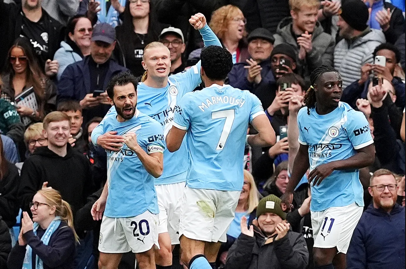 Bảng xếp hạng Ngoại hạng Anh mới nhất sau khi Man City thắng đậm