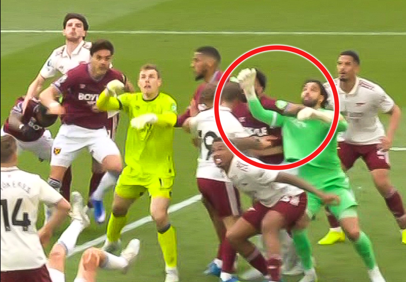 Tranh cãi VAR ở trận Arsenal thắng West Ham khi trọng tài xem lại tình huống 17 lần