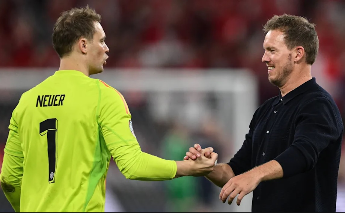 Đội tuyển Đức: Phải chăng Nagelsmann đang xem xét lại quyết định về Neuer?