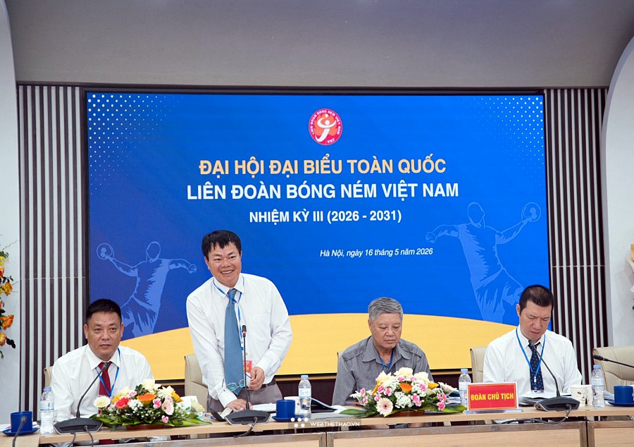 Liên đoàn Bóng ném Việt Nam tìm hướng "thoát nghèo" ở nhiệm kỳ mới