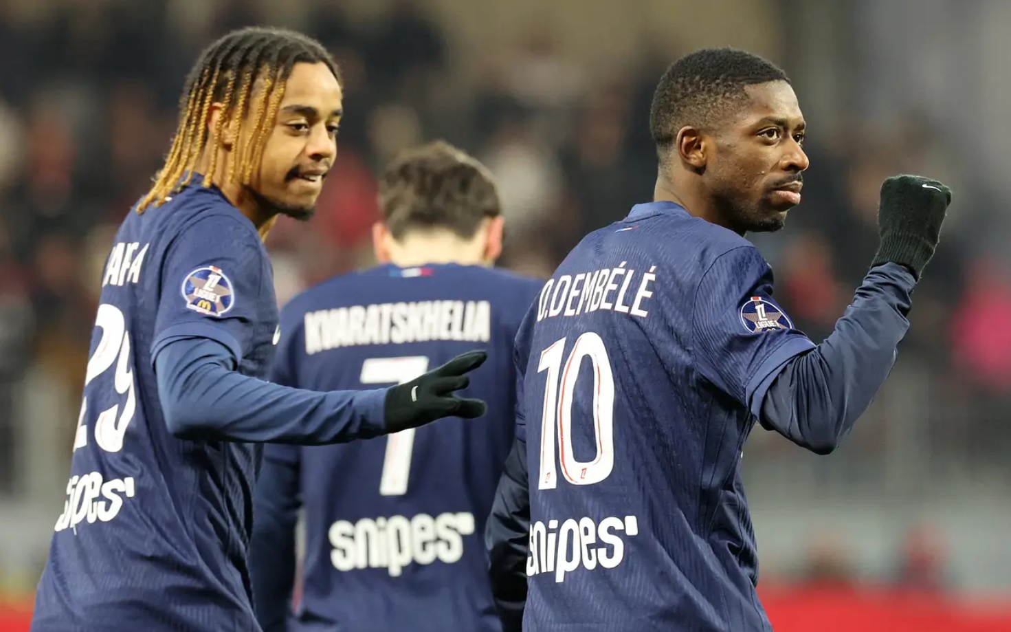 Liệu bộ ba Kvaratskhelia - Dembele - Doue có bị ảnh hưởng bởi vụ chuyển nhượng lớn của PSG?