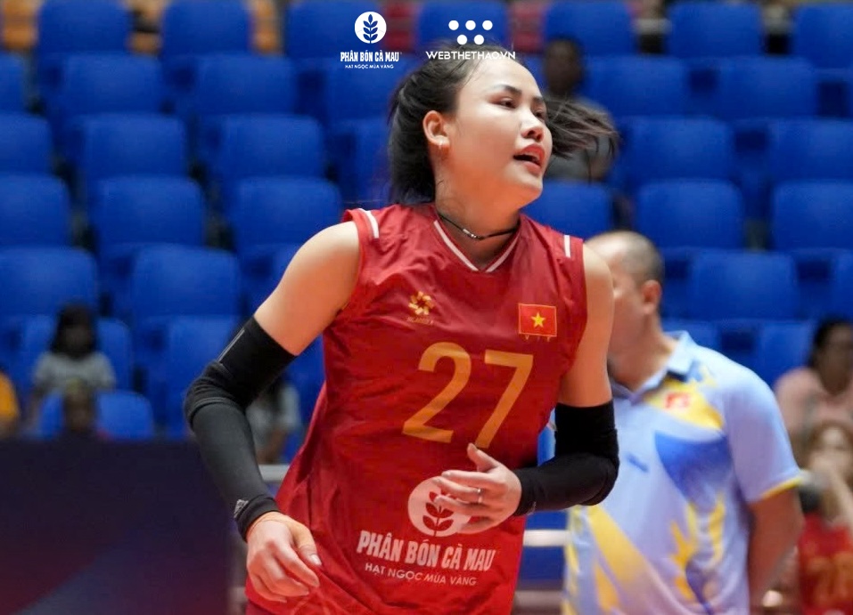 Đinh Thị Thuý khẳng định giá trị trong màu áo đội tuyển Việt Nam tại AVC Cup 2026