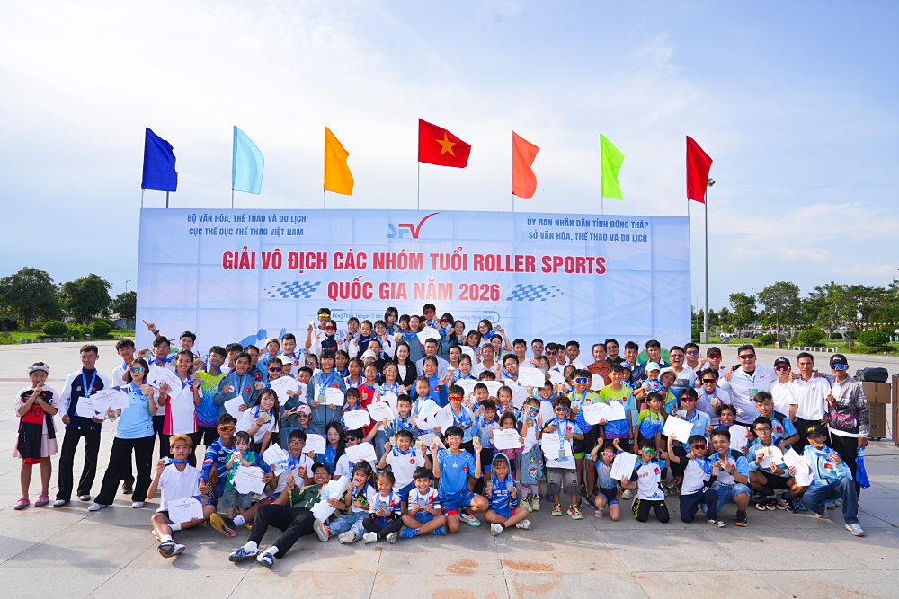 Giải vô địch các nhóm tuổi Roller Sports quốc gia 2026 hạ màn sau hai ngày tranh tài hấp dẫn