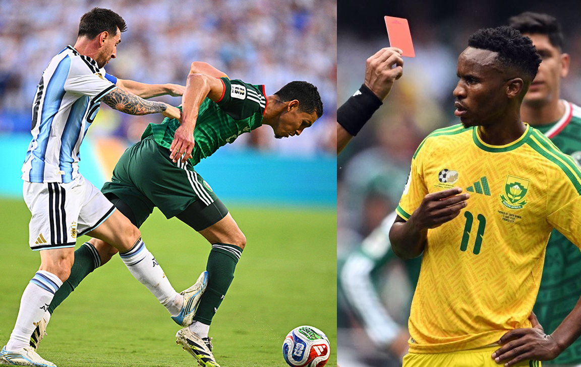 Học trò bị treo giò 3 trận, HLV Nam Phi bức xúc chỉ trích FIFA không phạt... Messi