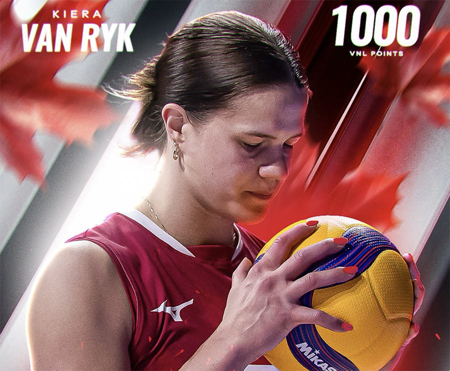 Cột mốc lịch sử của Van Ryk đưa Canada khuất phục Bulgaria tại VNL 2026