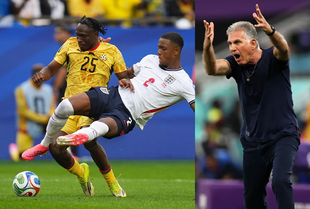 Cầm hoà tuyển Anh, HLV Ghana Carlos Queiroz vẫn mỉa mai trong tài VAR "đi nghỉ mát"