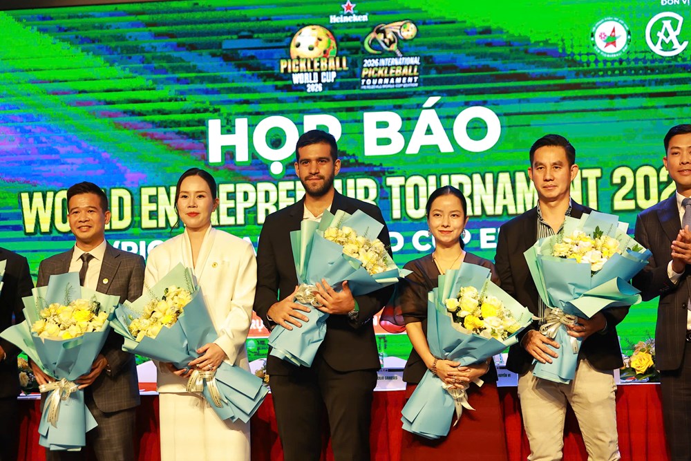 1.600 VĐV tham dự giải World Cup pickleball đầu tiên tại Việt Nam