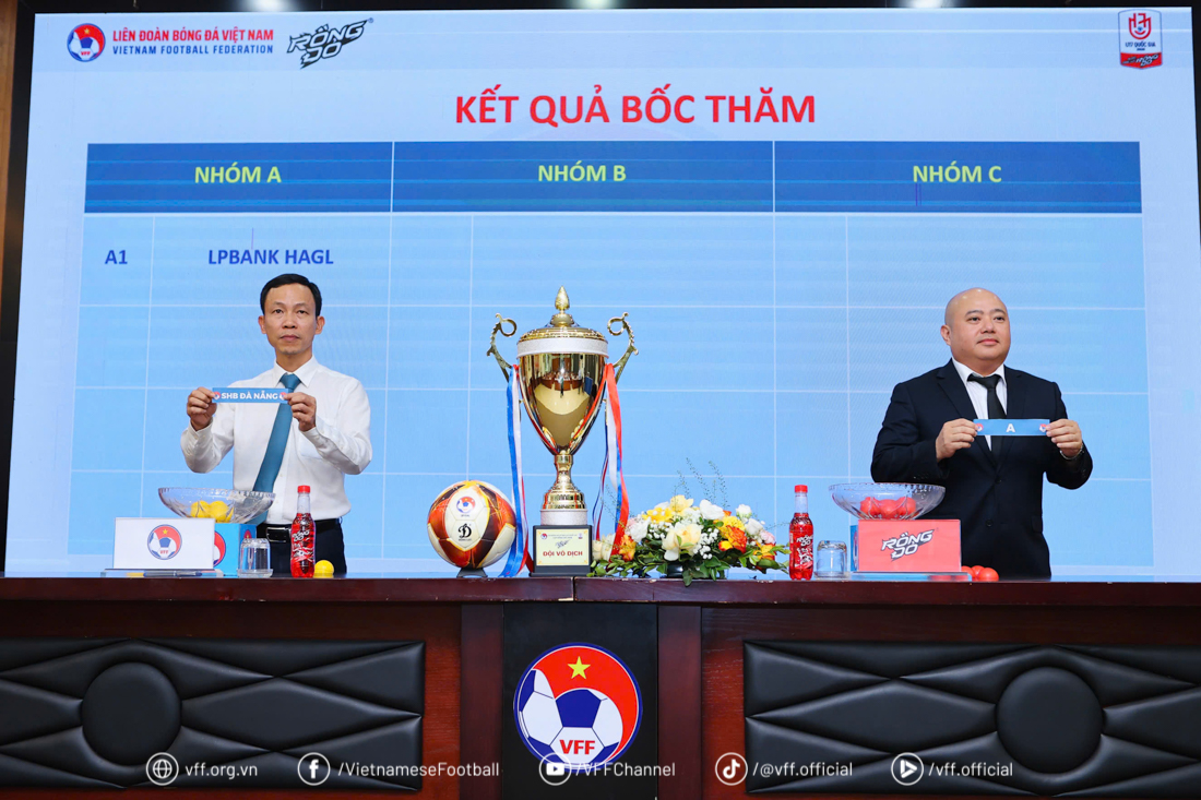 Bốc thăm chia bảng Vòng chung kết Giải U17 Quốc gia