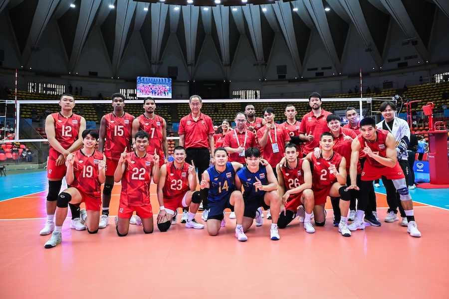 Đội tuyển bóng chuyền nam Thái Lan chốt đội hình cùng mục tiêu vô địch SEA V Cup 2026