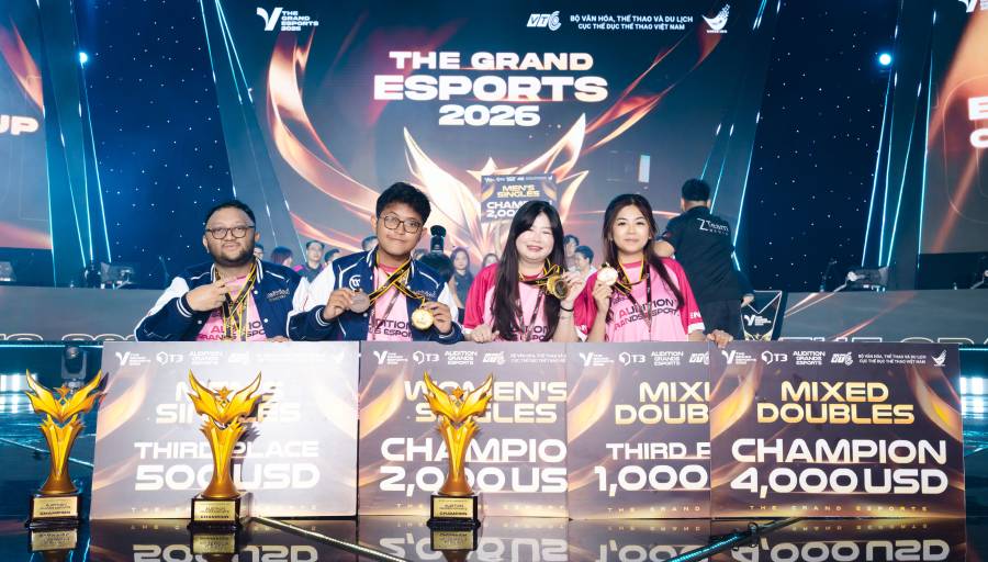 Indonesia áp đảo tuyệt đối ở nội dung Audition Grand Esports 2026
