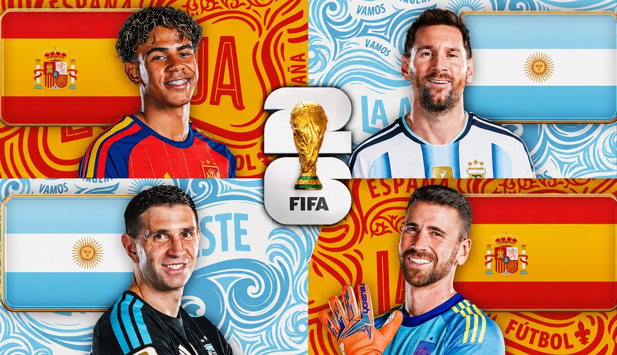 Dự đoán World Cup 2026 trận Tây Ban Nha vs Argentina, 02h00 ngày 20/07