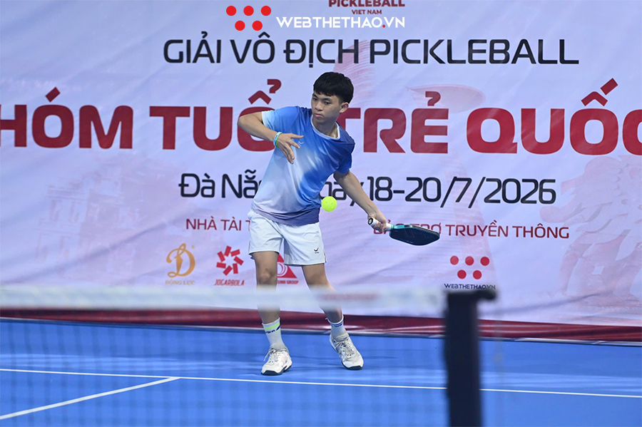 Hoàng "Samurai" vô địch U16 đơn nam Giải Vô địch Pickleball các nhóm tuổi trẻ Quốc gia 2026