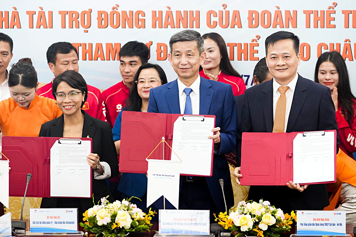 SHB tài trợ đồng hành cùng Đoàn Thể thao Việt Nam tham dự ASIAD 2026