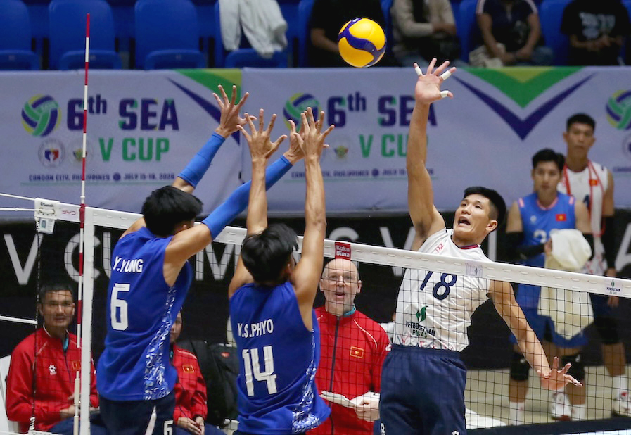 Lịch thi đấu chặng 2 giải bóng chuyền nam SEA V Cup 2026