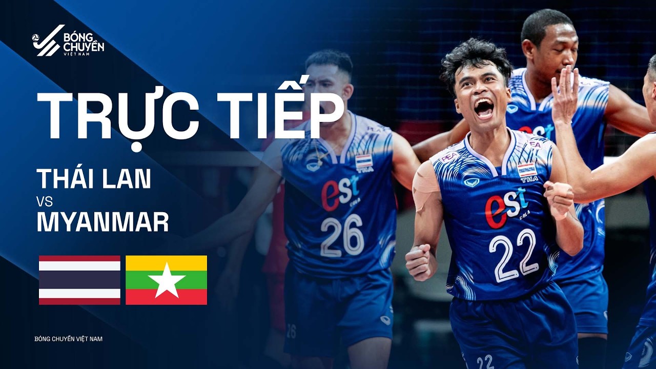 Link trực tiếp giải bóng chuyền SEA V Cup hôm nay 22/7: Thái Lan vs Myanmar